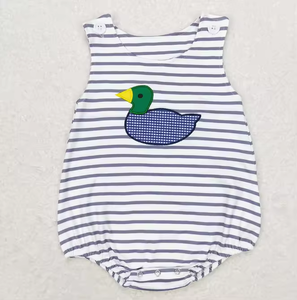 6 Style Baby Boy Sleeveless Striped <b>Bubble</b> Romper Boutique <b>Kids</b> Clothing - Product Image 3