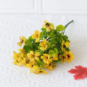 Fleurs artificielles de trompette d'eucalyptus pour la décoration de jardin de balcon de maison; Bouquet de fleurs élégantes d'accessoires de mariage - Product Image 4