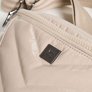 กระเป๋าคาดเอวสีเบจแบบยูนิเซ็กส์กระเป๋าคาดเอวมีซิปขนาดใหญ่กระเป๋าคาดตัวกระเป๋าคาดเอวมีช่องใส่จดหมายได้ทุกที่ - Product Image 5