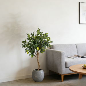 Árbol de Limón Artificial de Alta Simulación, Planta Artificial <span class=keywords><strong>en</strong></span> Maceta con Limones Verdes, Decoración Comercial para el Hogar y la Oficina - Product Image 6