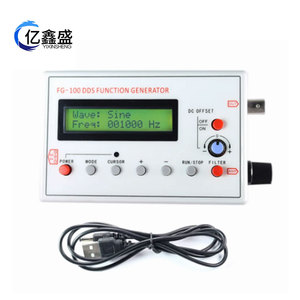 Generador de Funciones DDS YIXINSHENG FG-100, Onda Sinusoidal, Resolución de 0.01 Hz, Fuente de Señal - Product Image 1