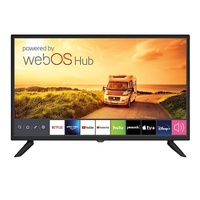 Televisor LED Inteligente de 32 Pulgadas, Android 14, WiFi 2.4GHz/5GHz, 4K UHD, Panel Grado A+, 1 Año de Garantía, Negro, Certificado CE, para Uso en Baños