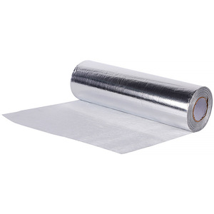 Classe A <span class=keywords><strong>Isolation</strong></span> thermique ignifuge 80GSM-180GSM Feuille d'aluminium en fibre <span class=keywords><strong>de</strong></span> verre <span class=keywords><strong>pour</strong></span> enveloppe <span class=keywords><strong>de</strong></span> tuyau - Product Image 1