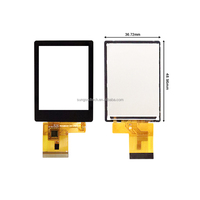 Layar LCD TFT IPS Full-view 2.4 Inci dengan Antarmuka MCU Sentuh Kapasitif Driver ST7789 Resolusi 240*320 40Pin Baru