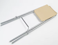 Dossier et siège en bois MDF de haute qualité et cadre en métal Chaises de bar pliables Tabourets de bar Chaises de fête Événement