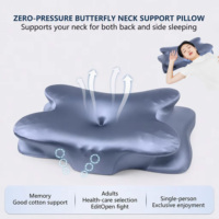 Oreiller ergonomique Jiyimei en mousse à mémoire de forme solide, pour soulager les douleurs cervicales, soutien orthopédique cervical, hypoallergénique, moderne