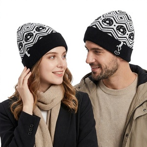 INSURE QUALITY STUFF New Stylish Fashionable Quick Dry Breathable 100% Acrylic <b>Beanie</b> Caps Customized Logo Design for Adults - Product Image 1