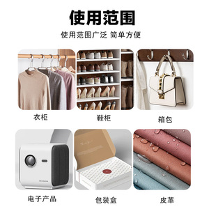 Perlas Desecantes de Gel de Sílice, 50 Unidades, Viscosidad Media, Multiusos, para Zapatos, Ropa, Bolsas, Electrónicos - Product Image 3