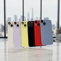 Pour iPhone 14/15/16/17 Pro Max Plus, vitre arrière entièrement assemblée avec objectif d'appareil photo, plaque en fer, aimant, boîtier de batterie arrière, coques