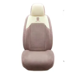 Short plush car seat cover