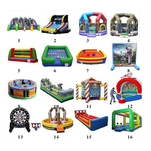 Gioco Gonfiabile Lancio dell'Ascia per Esterni, <span class=keywords><strong>Stand</strong></span> per <span class=keywords><strong>Giochi</strong></span> da Luna Park, <span class=keywords><strong>Giochi</strong></span> Gonfiabili da Carnevale, Paracadute Gonfiabile per Eventi - Product Image 3