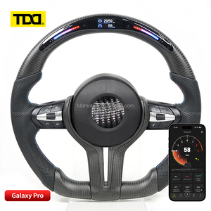 Volante deportivo TDD LED de fibra de carbono para BMW Serie 3 4 5 6 7 8 G20 G2X G3X M3 M4 M, volante deportivo personalizado de fibra de carbono genuina. - Product Image 5