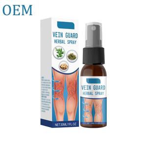 OEM semprotan perawatan varises dengan ekstrak tanaman untuk menenangkan kaki dan meningkatkan sirkulasi darah untuk perawatan tubuh secara keseluruhan - Product Image 1