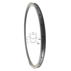 SoarRocs Ultralight 24mm Deep 29in <span class=keywords><strong>Mtb</strong></span> Carbon Rim Full Carbon Mountain <span class=keywords><strong>26</strong></span> pulgadas 27.5in <span class=keywords><strong>Tubeless</strong></span> Carbon Rim UD Matte Size 29er - Product Image 2