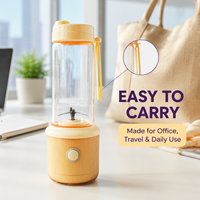 Personnalisé Oem Odm Fruits Légumes Électrique 6 Lames Mini Portable Rechargeable Tasse À Main Lente Presse-agrumes Extracteur Machine Mélangeur