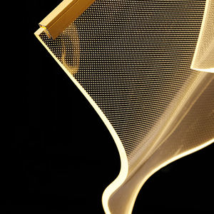 أضواء قلادة مشروع ديكور إبداعي داخلي كبير عصري مخصص ثريا ليد حديثة للفنادق والفيلات - Product Image 4