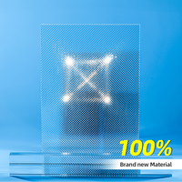 Feuille acrylique prismatique claire de feuille de diffuseur de modèle de prisme anti-éblouissant durable d'Ugr pour le voyant mené
