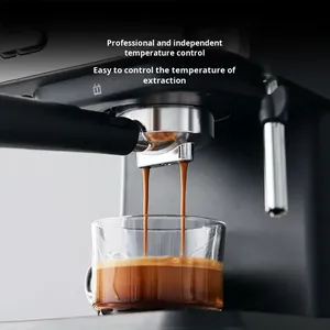 Cafetera Espresso Semiautomática de Alta Integración para Uso Doméstico con Espumador de Leche para Comercio Transfronterizo - Product Image 4