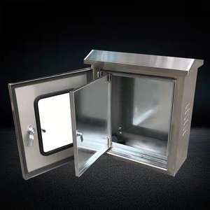 Boîte en métal de Double-porte avec la fenêtre de visionnement - Product Image 1