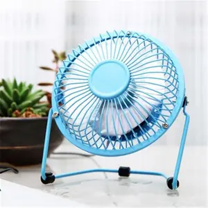 Hot Selling Usb Fan Mini Draagbare 4 Inch 8 Inch Desktop Usb-Aangedreven Ventilator Metalen Mes Mini Fan