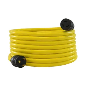 USA NEMA L5-20 Locking Generator Power Extension Cord twist lock plug L5-20P to L5-20R mains cable used in American US market