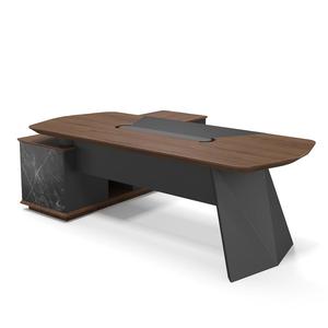 Escritorio Ejecutivo de Diseño Moderno y Único en Mármol, Muebles de Oficina de Madera Maciza de Lujo, Muebles de Exportación, Escritorio de Jefe de Madera Estándar - Product Image 5