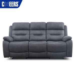 <span class=keywords><strong>Silla</strong></span> <span class=keywords><strong>Reclinable</strong></span> Manual de Alta Gama con Respaldo Alto y Reposabrazos Anchos, en Tela <span class=keywords><strong>Gris</strong></span> Moderna, Venta al Por Mayor de Fábrica MANWAH CHEERS - Product Image 4