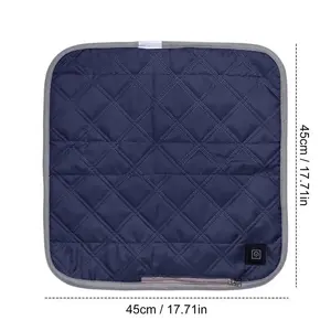 Calentador de silla USB de 5V, cojín de asiento eléctrico con calefacción, cojín suave, chaleco, calefacción, almohadilla calentadora de <span class=keywords><strong>ropa</strong></span>, suministros de <span class=keywords><strong>invierno</strong></span> <span class=keywords><strong>para</strong></span> el hogar y la Oficina - Product Image 6