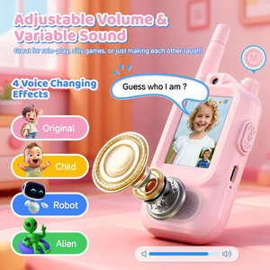 Walkie Talkie con Video para Niños de 4 a 12 Años, Juguete Interactivo para Padres e Hijos, Alcance de 1.5 km, Walkie Talkies para Niños - Product Image 5