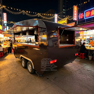 Remorque de concession commerciale certifiée DOT, design modulaire, équipée d'une cuisine complète pour pizzas et hot-dogs - Product Image 2