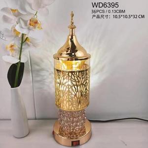 Factory Directly Sale Islamic Metal <strong>Incense</strong> burner with Switch Ramadan Gift Electric Mabkhara burner with LED <strong>Light</strong> - Product Image 5