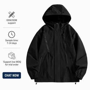 Chaqueta de Primavera 2026 para <span class=keywords><strong>Hombre</strong></span>, Superventas Transfronteriza, Versátil, con Capucha, para Senderismo al Aire Libre, Cortavientos, Venta al por Mayor OEM - Product Image 1