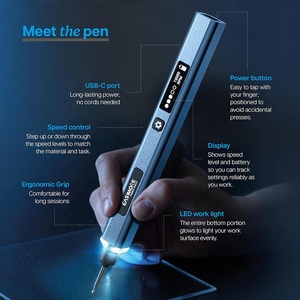 Herramienta Eléctrica de Pulido Recargable de 3.7V y 350mAh con Batería de Litio, 5 Velocidades, para Tallado y Grabado de Jade - Product Image 6