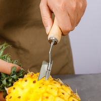 Couteau à fruits en acier inoxydable ménage éplucheur d'ananas outil de cuisine couteau à fruits en acier inoxydable