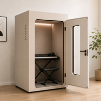 Cabine insonorisée pour la musique, cabine d'enregistrement vocal, salle acoustique modulaire pour le chant et la pratique des instruments