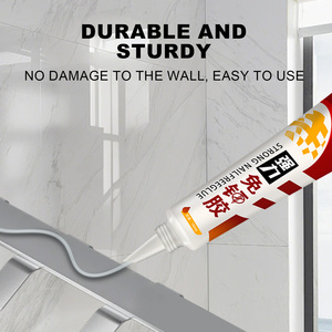 Adhésif transparent en <span class=keywords><strong>silicone</strong></span> blanc avancé, colle forte sans clous, colle liquide, mastic robuste pour le travail du bois - Product Image 2