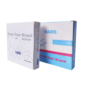 白色小瓶盒3mlx10包装盒装5瓶定制印刷防水小瓶标签和盒 - Product Image 2