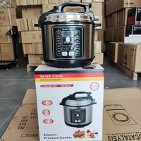Cuisinière électrique multifonctionnelle 5L, cuiseur vapeur, autocuiseur, cuiseur à riz avec bol antiadhésif