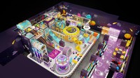 Solution clé en main pour équipements de jeux intérieurs pour enfants, parcs d'attractions et aires de jeux souples