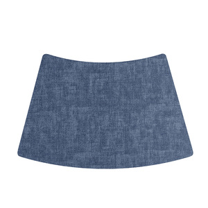 Waaiervormige PU-lederen placemat Dubbelzijdige stoftextuur Hittebestendige tafelmat Eettafeldecoratie in Scandinavische stijl - Product Image 5