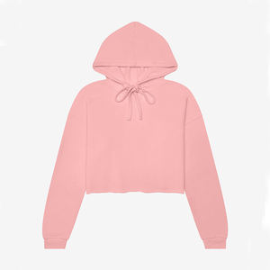 Sudaderas con Capucha Corta de Invierno Casuales para Mujer, Sudaderas con Capucha y Cordón Delantero con Logotipo para Mujer - Product Image 4