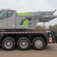 Grue télescopique mobile hydraulique Zoomlion d'occasion de haute qualité, 100 tonnes, pour travaux de levage en construction