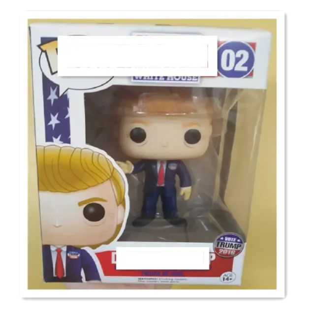 Funko Pop Former president of the United States 02# famous character Vinyl Action Figure Toys collection doll Model Without Boxs