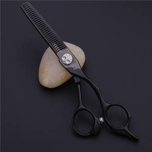 Ciseaux à cheveux Aodi 1816, lame tranchante en acier inoxydable 440C, ciseaux à effiler à long manche pour coiffeurs, outils professionnels de barbier - Product Image 5