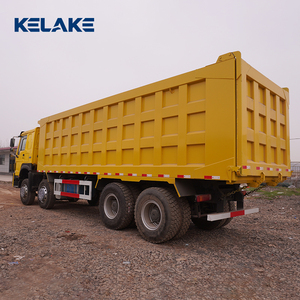Camions bennes d'occasion Howo 8x4 12 roues 380ch 371ch LHD à transmission manuelle, poids lourd 20-60T pour l'exploitation minière - Product Image 2