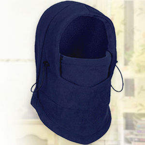 Cagoule en molleton en peluche Chapeau d'hiver Ski Coupe-vent Épaissir Chaud Casquettes de cyclisme en plein air pour hommes Femmes Capuche Bonnet - Product Image 4