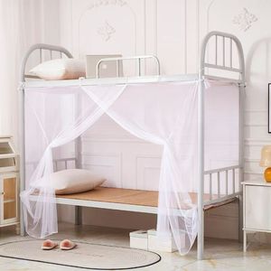 Mosquito Net For Bunk Beds Rectangle Hanging Dustproof Mosquito Proof Student Bed Canopy All Season Use - Product Image 1