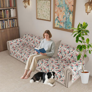 Meilleure Vente <span class=keywords><strong>Housse</strong></span> <span class=keywords><strong>de</strong></span> Canapé <span class=keywords><strong>3</strong></span> Places Douce, Imperméable, Anti-Rayures, Lavable, pour Hôtels, Protection Durable des Meubles - Product Image 6