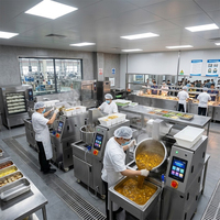 Wok Inteligente con IA Comercial, Totalmente Automático, Robot de Cocina Inteligente para Freír Alimentos, Equipo de Cocina para Restaurantes