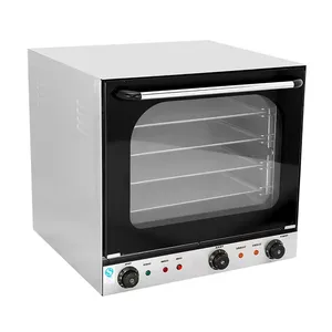 Forno elétrico de convecção pequeno, forno de pão com três placas quentes/pizza bolo assar para restaurante